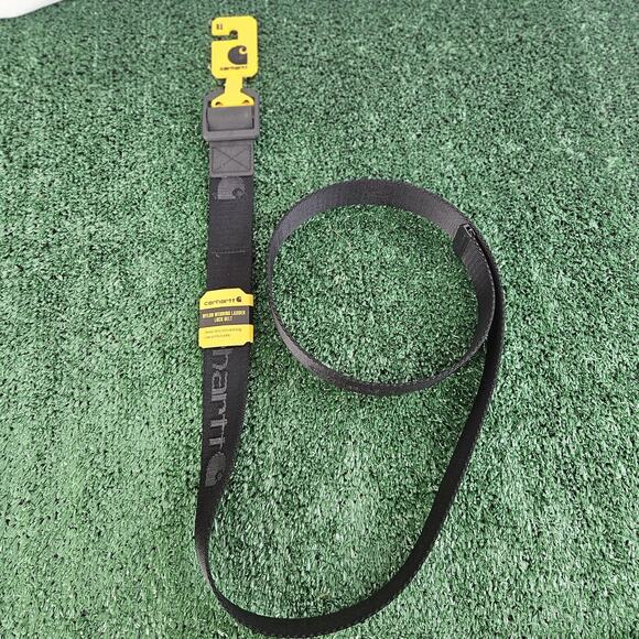 Carhartt Nylon Webbing Ladder Lock Belt Size XL Black Nylon Buckle Adjustable - Picture 1 of 5